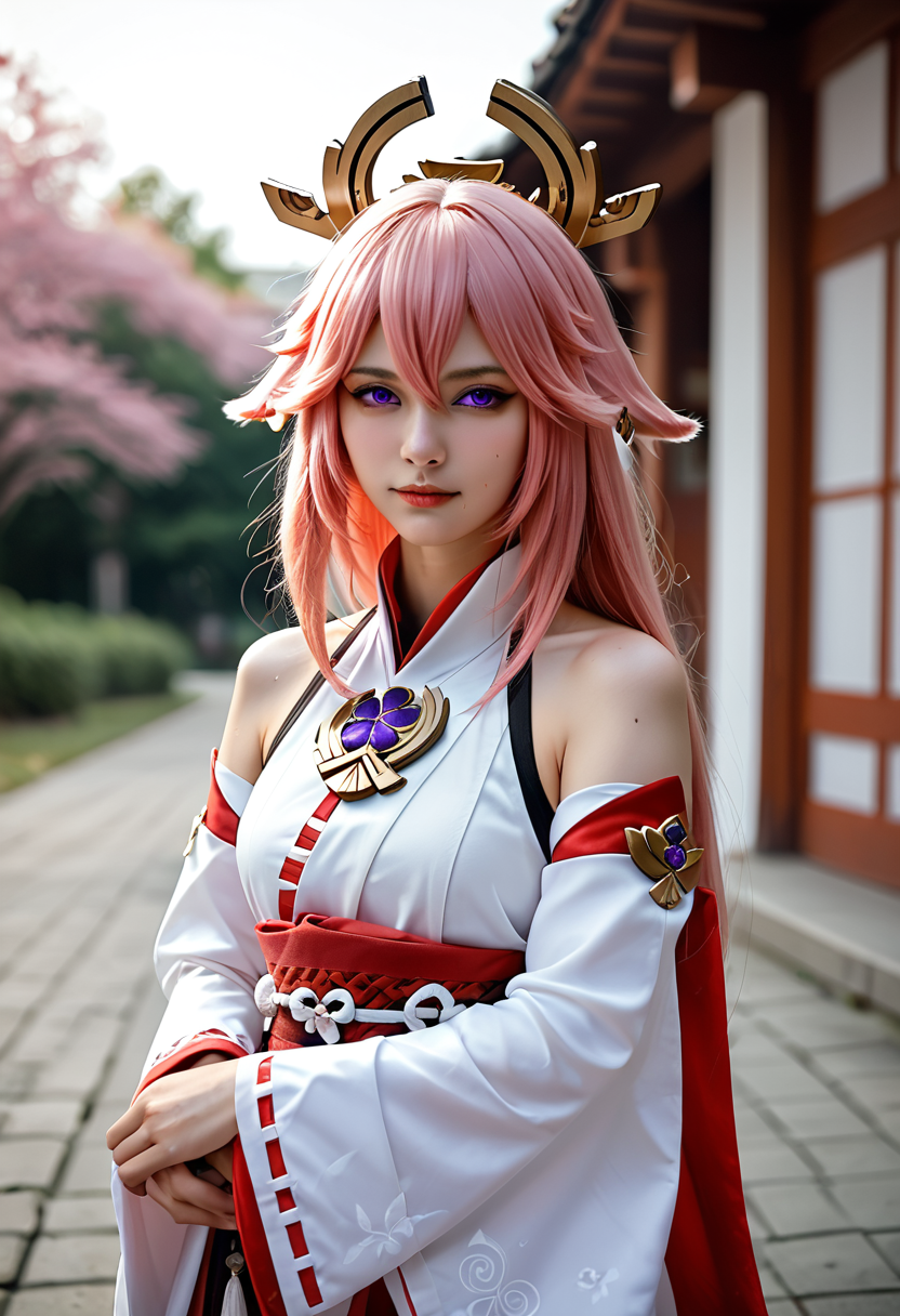 Yae Miko Genshin Impact のシーン #2 シーン